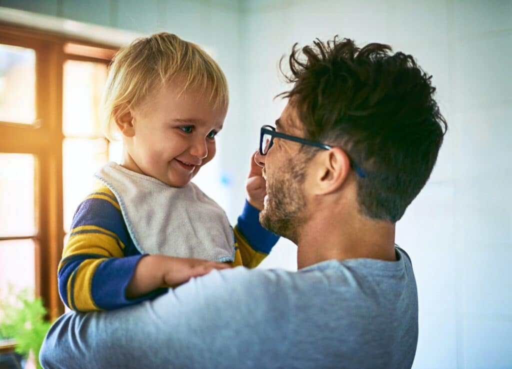 The best is being your dad. Cropped shot of a single father holding his son at home.